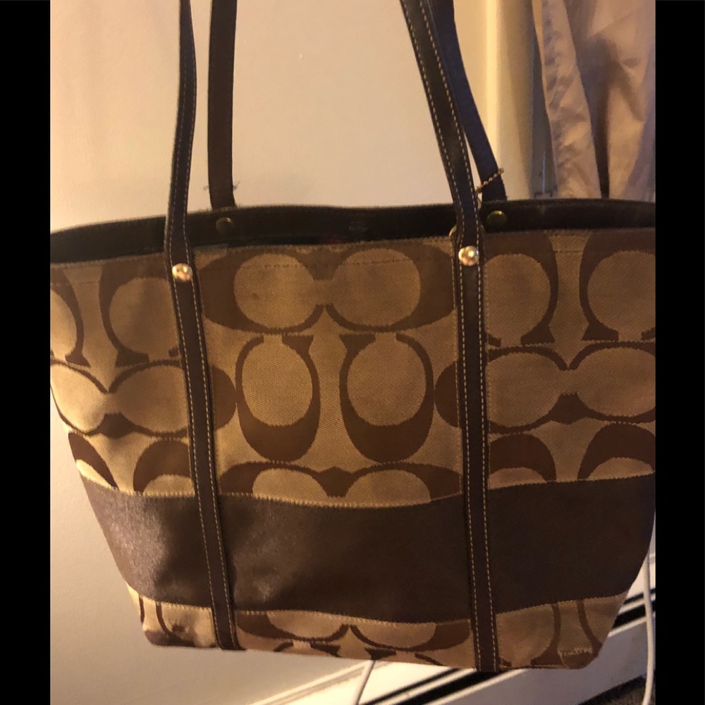 Authentic coach tote bag
